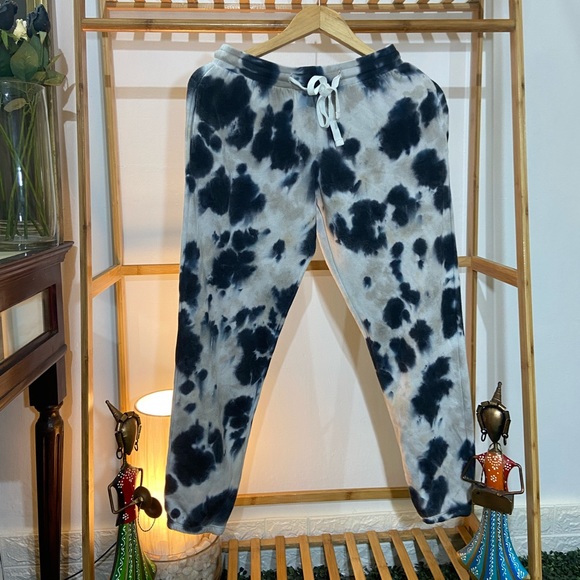 None Pants - THE DROP Multi Tie Dye Fleece Drawstring Sweatpants Jogger’s. Size-XS